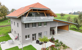 Neubau Zweifamilienhaus Düdingen